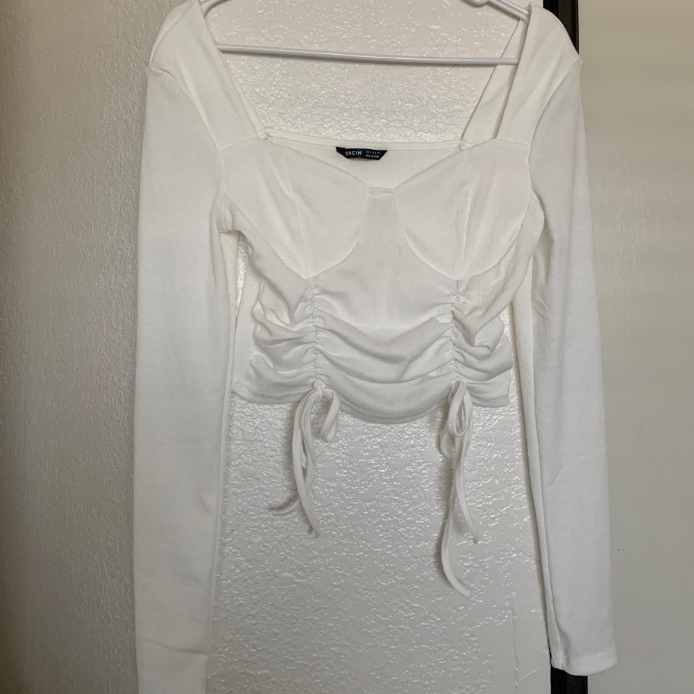 White Bustier Crop Top